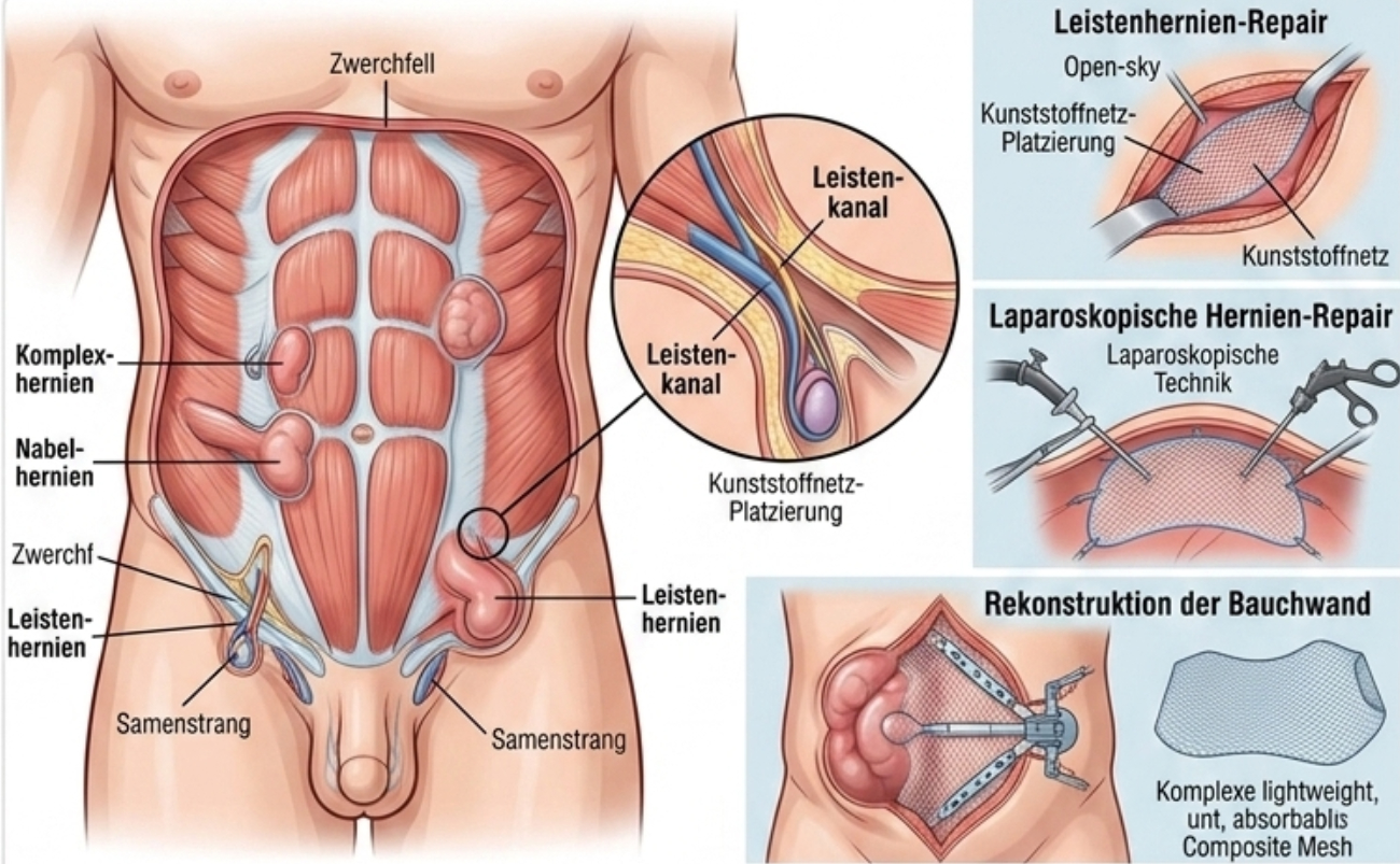 Hernien-Behandlung im Klinikum Forchheim
