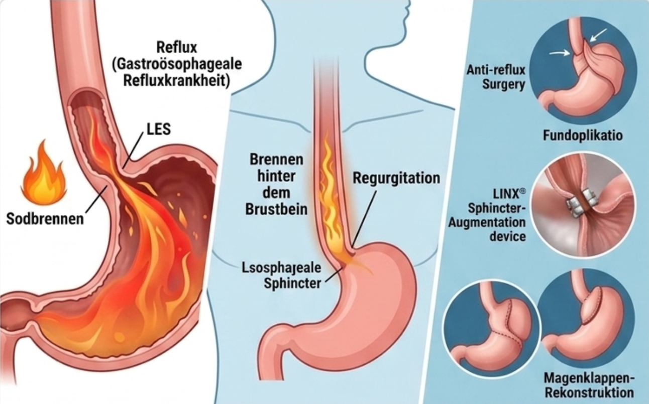 Reflux-Behandlung im Klinikum Forchheim