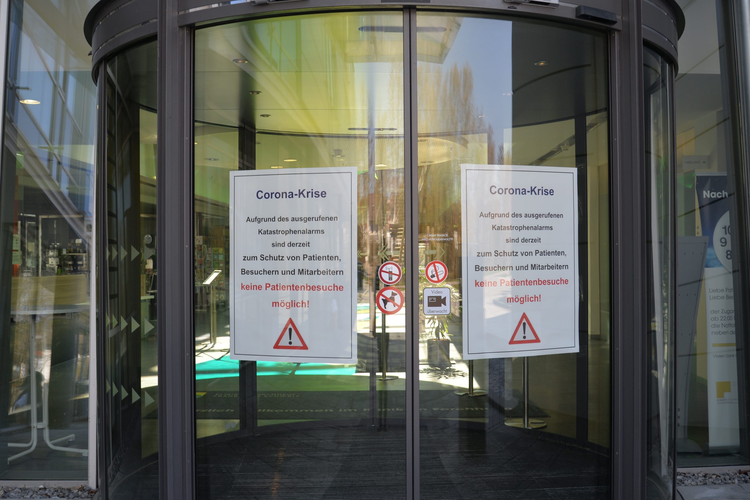 Besuchsverbot am Klinikum Forchheim-Fränkische Schweiz